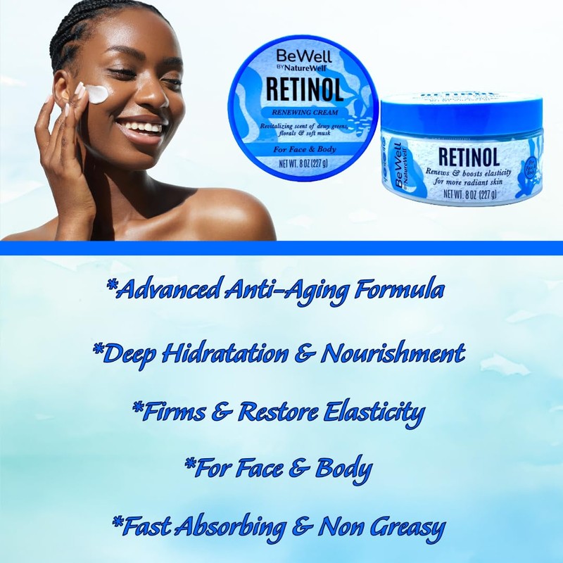 Retinol Renewing Cream for Face & Body 8oz – Advanced