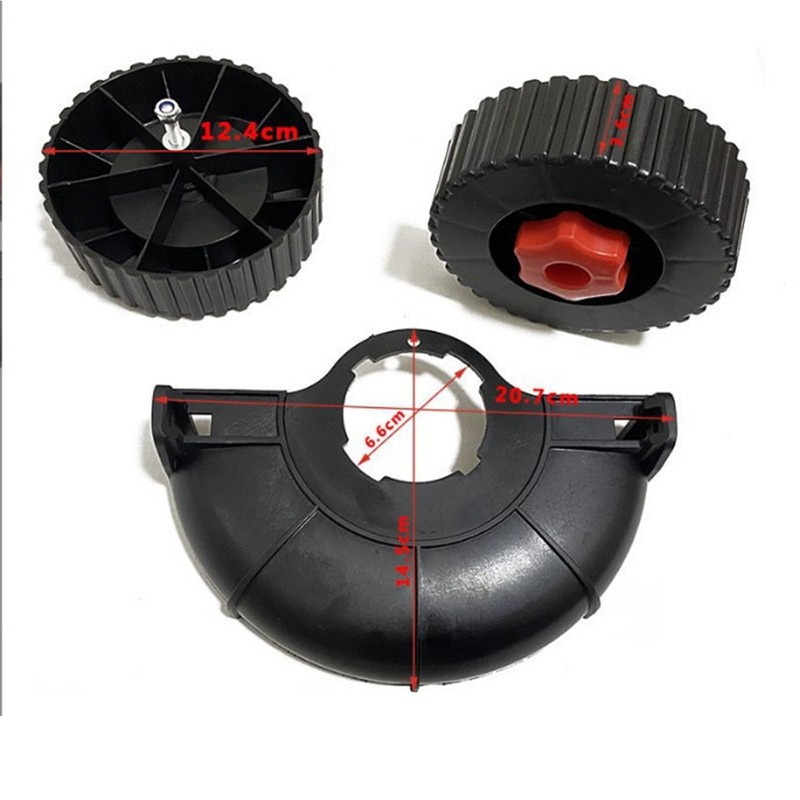 Weeding Trimmer Wheels,Lawn Mower Auxiliary Wheels | Adjustable Support Wheels