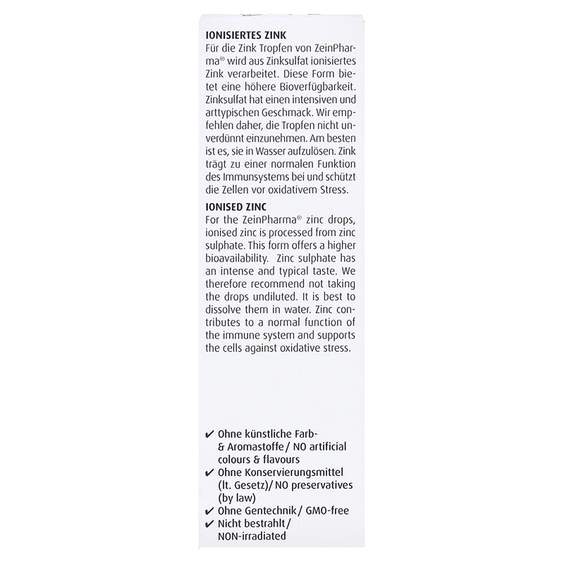 Zein Pharma Zinc Drops, 15 mg - 50 ml