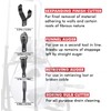 Drain Snake Drill Attachments,8-Piece Drain Cleaner Combination Cutter Heads, Used