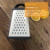 Four-Sided Cheese Grater - Box Grater, Parmesan Cheese Grater, Hand