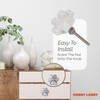 Whitewash Paw Print Metal Knob – Premium Decorative Knobs for