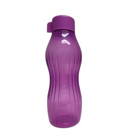 Tupperware to Go Eco Easy Flip Top Xtrem Aquadrop Water Bottle with Clip Closure 880 ml (Purple)