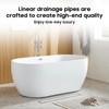 DLONE Linear Shower Drain | 48" AISI 304 Stainless Steel