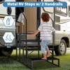 RV Steps with Dual Handrails, 4 Step Spa Hot Tub