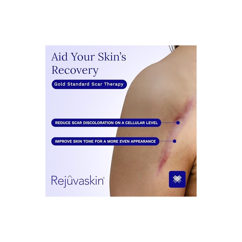 Rejuvaskin Scar Esthetique Cicatrices Crème con silicona, 1 oz