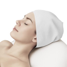 APPEARUS Disposable Hair Wraps - Large, Soft, Absorbent Nonwoven Head Wraps for Spa Facials, Massages & Hair Treatments - Single-Use, Hygienic, White (400 Count)