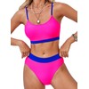 CUPSHE Women's Bikini Set Two Piece Swimsuits High Waisted Scoop