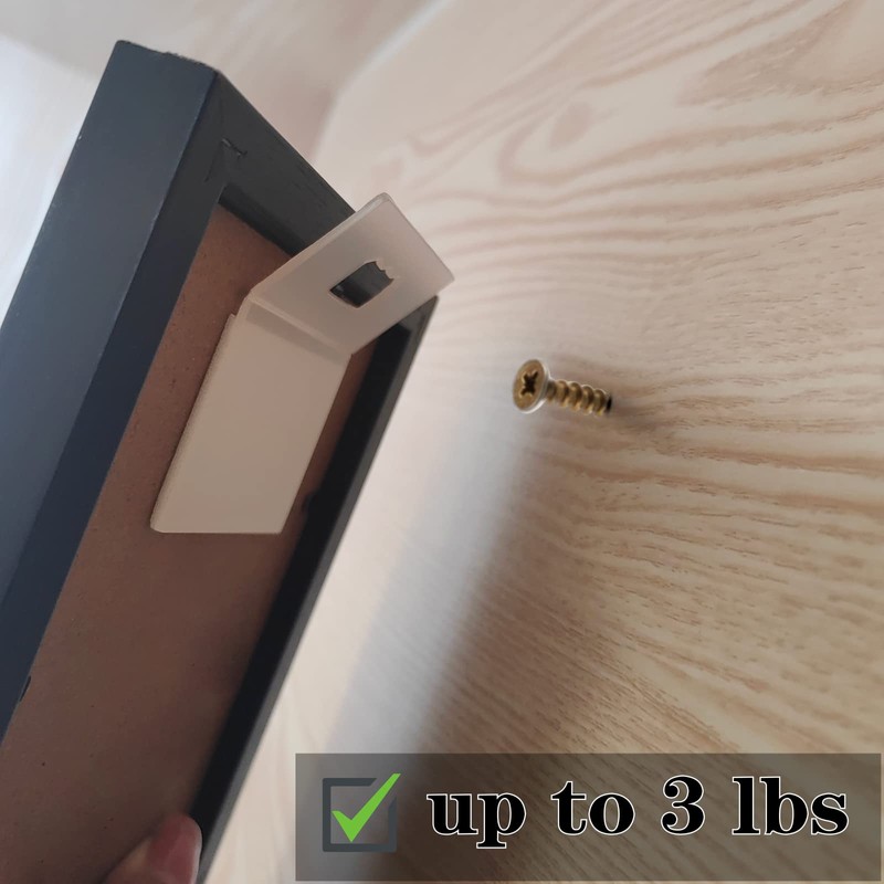 20 Pack Picture Hangers Adhesive Foamboard Hanger Plastic Sawtooth Adhesive