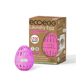 Ecoegg Laundry Egg | Replacement for Cleanser and Fabric Conditioner | Sensitive and No Enzymes, Phosphates, Palm Oil, Chlorine Bleach | Sensitive Skin | British Blossom 70 Wash
