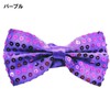 Plus Nao Bowtie, Sequin, Unisex, Ribbon, Glitter, Adjustable Length, Party,
