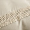 WONGS BEDDING Beige Duvet Cover Set King Bohemian Tassle Bedding