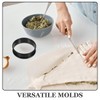 4pcs Non-Stick English Muffin Rings Stainless Steel Cooking Molds for