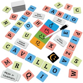 Ludic Words in the Head Choose the Category and Compose the Word It27712 Board Game for the Family for 2-4 Players, Made in Italy