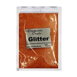 100g Grams Glitter - Ultra Fine - Orange 519