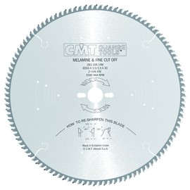CMT 283.108.14M Industrial Melamine and Fine Cut-Off Saw Blade and  350mm 13-25/32-Inch by 108 Teeth 40-Degree ATB with 30mm Bore
