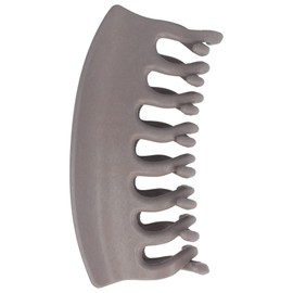 PARSA Beauty Nature Love Large Wheat Straw Hair Claw - Sustainable Hair Clip Made of Natural Material - Hair Accessory for Fashionable Hair Styling - Large Hair Clip Taupe