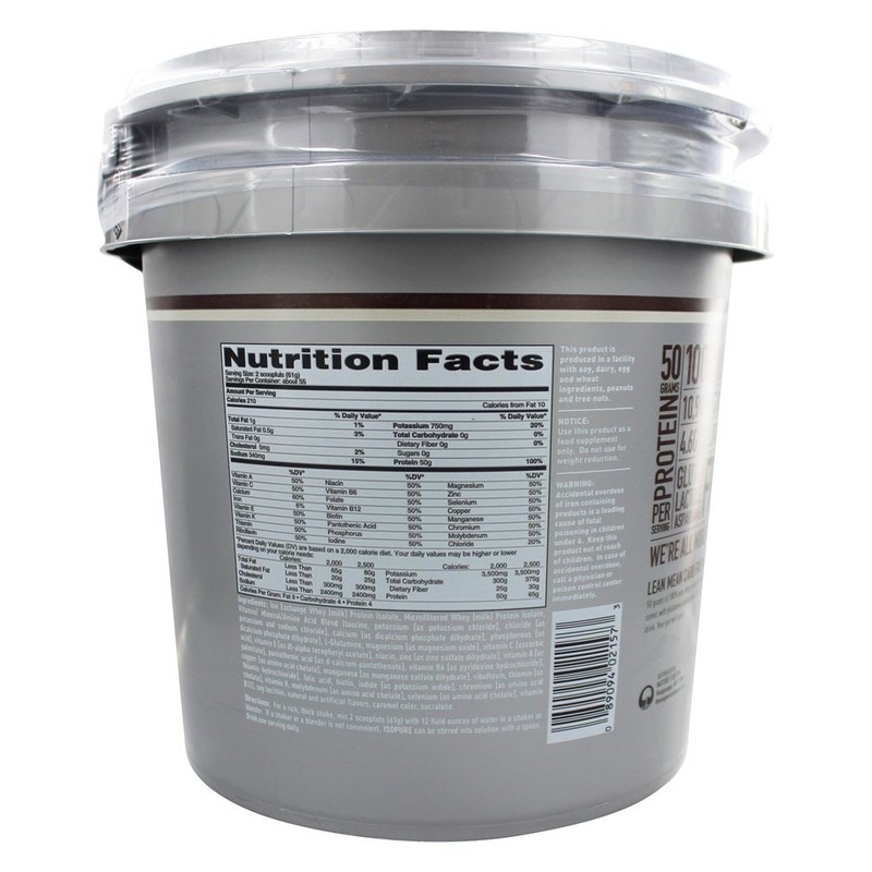 Zero Carb Isopure, Cookies & Cream