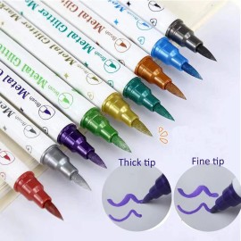Betytattoo Dual Tip Temporary Tattoo Pens – 10 Colors, 138 Pieces for Skin – Free & Fast Sh