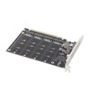 M.2 NVME SSD to PCIE X16 Adapter 4 Port High