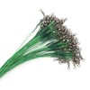 Fishing Wire Leader, Swivels Snap 100PCS Protective Fishing Leader for