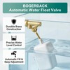 BOGERDACK 1PCS 3/8" NPT Male Water Float Valve, Automatic Fill