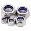 Glvaner M6-1.0 Thread Size (50 pcs) Stainless Steel Hex Locknuts