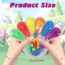 Colour Sorting Toy, Sensory Toy, Anti-Stress Toy, Children's Montessori Toy, Colour-Assorting Sensory Toy, for Counting and Sorting Colours Learning