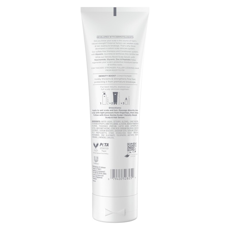 Dove Derma Scalp Conditioner 1ct Density Boost 4X More Visible