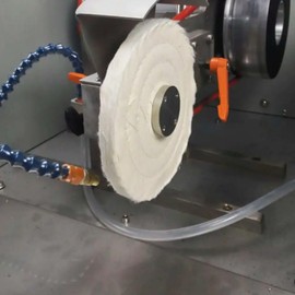 Luo ke 6 Inch Cotton Polishing Wheel, 1/2'' Arbor Hole 70 Ply Cotton Buffing Polishing Wheels for Bench Grinder, Die Grinder (2 Pcs)