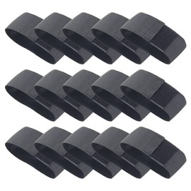 Pilikoll Elastic Armband Black Funeral Mourning Armband Captains Arm Band for Sport Football Basketball Soccer Memorial Respect (15pcs-Open Armband)