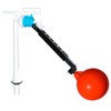 SPARES2GO 1/2" Bottom Entry Valve Straight Toilet Cistern Filling Inlet