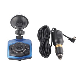 2.4in Car Dashcam 1080P Night Vision Shaking Proof Long Standby Dashboard Camera Driving Recorder Blue