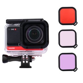 Huobo Insta360 ONE R Filter, Lens Filter 3 Color Set | Light Transmission Filter | Underwater Photography (3 in 1)