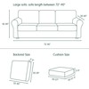 CHUN YI 7 Piece Sofa Covers for 3 Cushion Couch