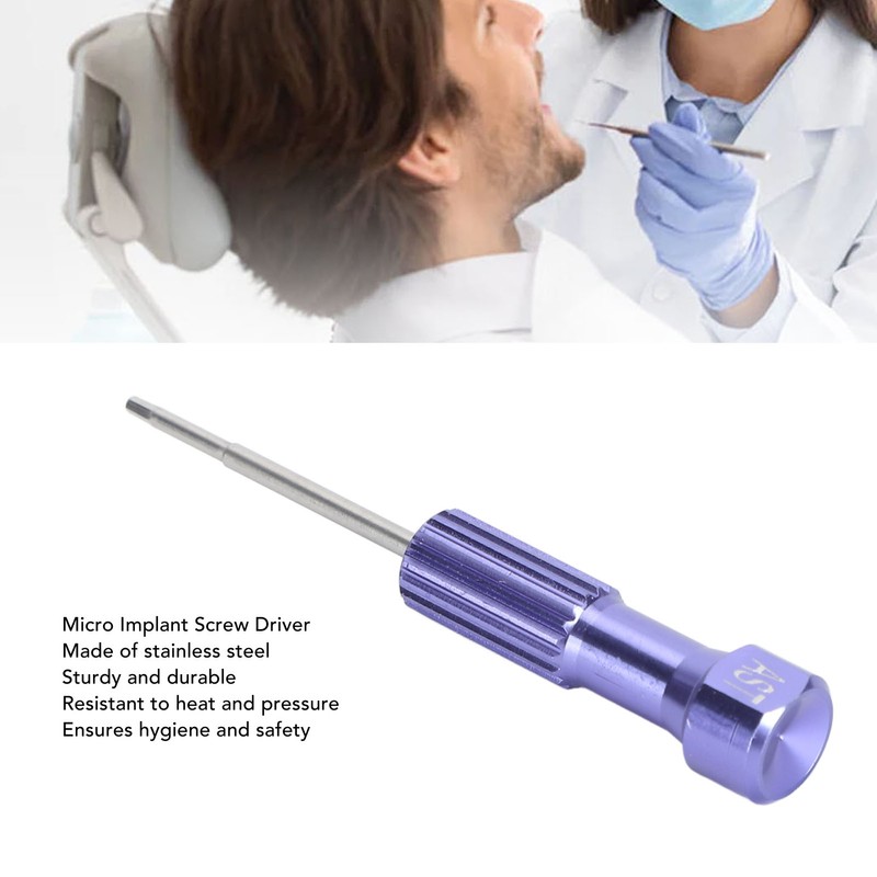 Dental Implant Screw Driver Heat Resistant Stainless Steel Laboratory Learning