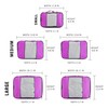 TravelWise Luggage, Pink, 1 Small, 2 Medium, 2 Large, Luggage