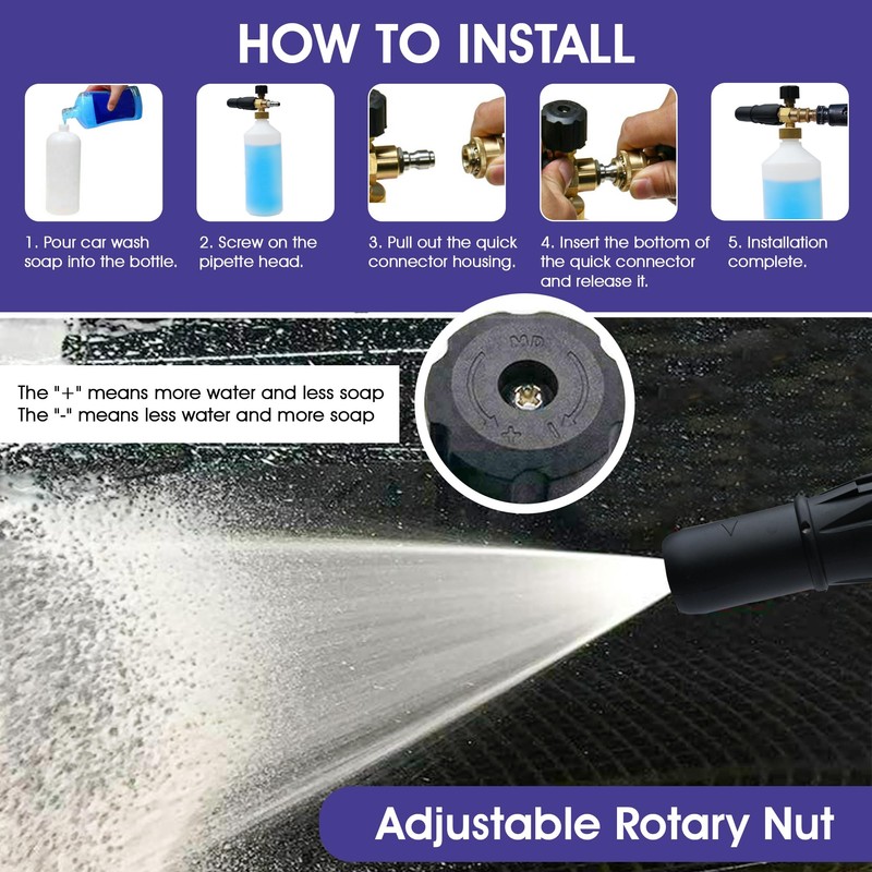 S.M. Arnold Speedy Super FOAMER Foam Cannon Soap Sprayer for