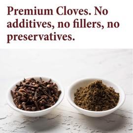 The Spice Way Cloves - whole (4 oz)| clove spice, for many savory dishes and even tea - Whole Cloves Resealable Bag
