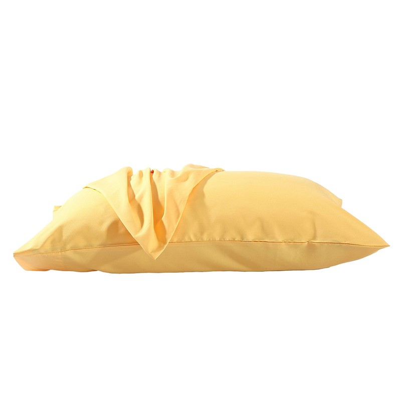 Evolive Ultra Soft Brushed Microfiber Standard Size 20"x30" Pillowcases Pair