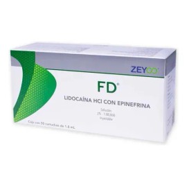 Anestesico Pack Turbocaina Y Fd Plastico 50 Pzs C/u Zeyco