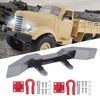 Aluminium Alloy Front Bumper CNC Polished Surface DIY for 1/16