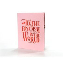 Flying Meow Happy Mother Day Home Mom 3D Pop-Up Card - Handcrafted Greeting Card for Cherished Moments (Home Mom)