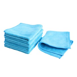 imaa Quick Drying Towel Handkerchief, Water Absorbent, Quick Drying, Hand Towel, Handkerchief Towel, Set of 6, 9.8 x 9.8 inches (25 x 25 cm), Vacuum Compression Pack, Hawaiian Blue, 6 Pieces