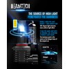 BEAMTECH 9005 Led Bulbs, Fanless in Line HB3 Fog Light