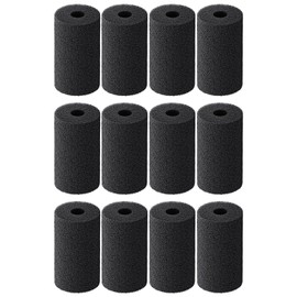 Pawfly 12 Pack Pre-Filter Sponge, Aquarium Filter Sponge 0.4" Intake Sponge Foam Roll for Small Fish Shrimp Fry Fish Tank Covers Accessories