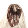 Gradient Blonde Brown Long Curly Wig Women Heat Resistant Synthetic