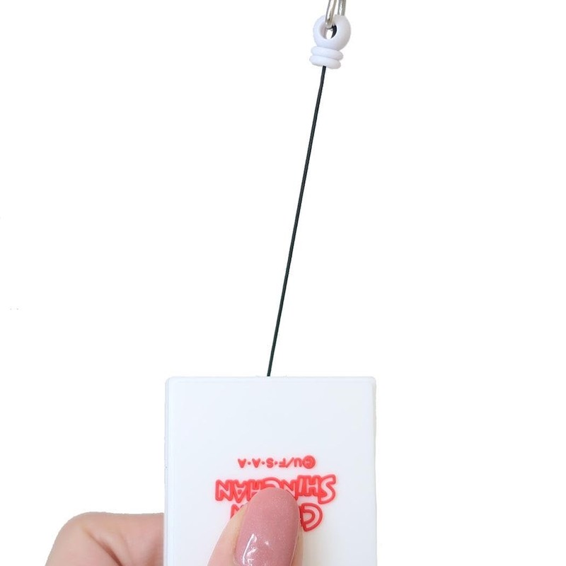 ESK Japan Crayon Shin-chan Rubber Reel Key Chain SatoCoco Nocado