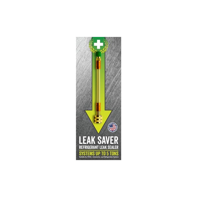 Leak Saver Direct Inject AC Leak Sealer for HVAC Systems
