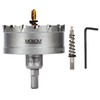 Mollom (3-1/16''|78mm) Heavy Duty Carbide Hole Saw with 2 Pilot